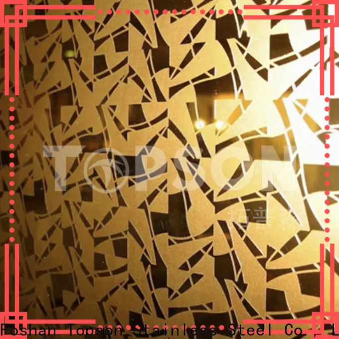 Topson sheetstainless stainless steel sheet metal prices Supply for partition screens 1