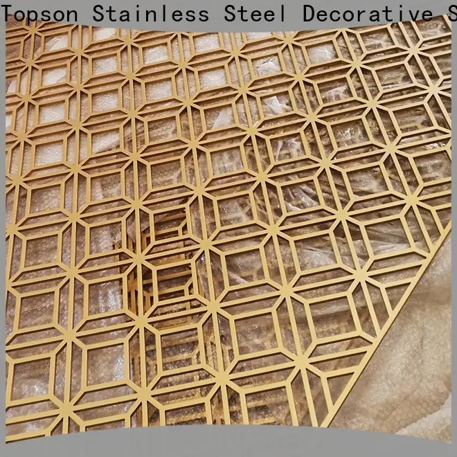 Topson Wholesale perforated wood screen in china for exterior decoration 1