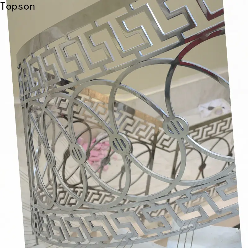Topson high-tech cable handrails for stairs company for mall 1