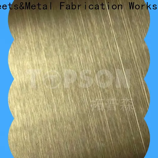 Topson Custom decorative stainless steel sheet factory for floor 1
