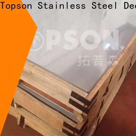 Best brushed stainless steel finish embossed China for kitchen 1