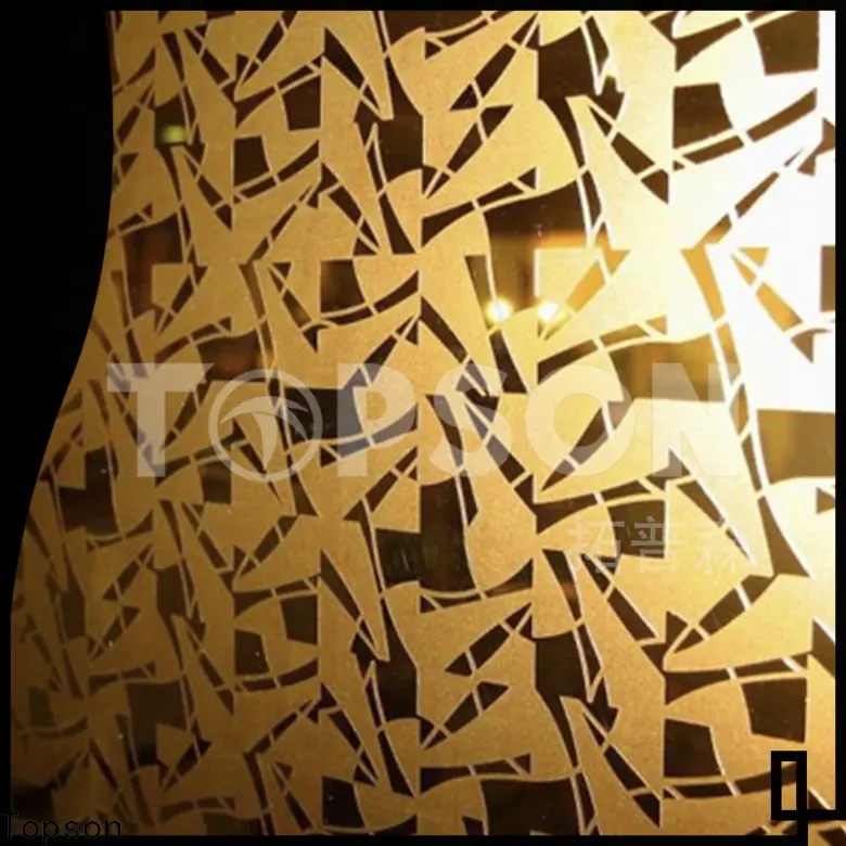 Top mirror polished stainless steel sheet etching for vanity cabinet decoration 1