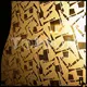 Top mirror polished stainless steel sheet etching for vanity cabinet decoration 1
