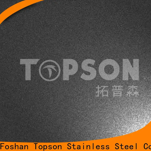 Topson Custom stainless sheet sizes manufacturers for furniture 1