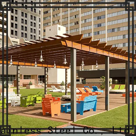 high-density aluminium pergola frame coated Supply for backyard 1
