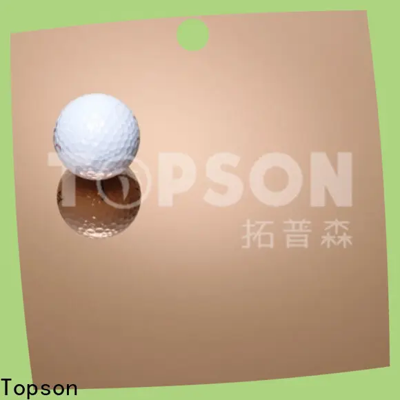Topson vibration stainless steel etching sheet Suppliers for handrail 1
