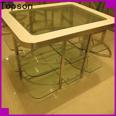 Topson cabinetstainless iron patio table chairs for building facades 1