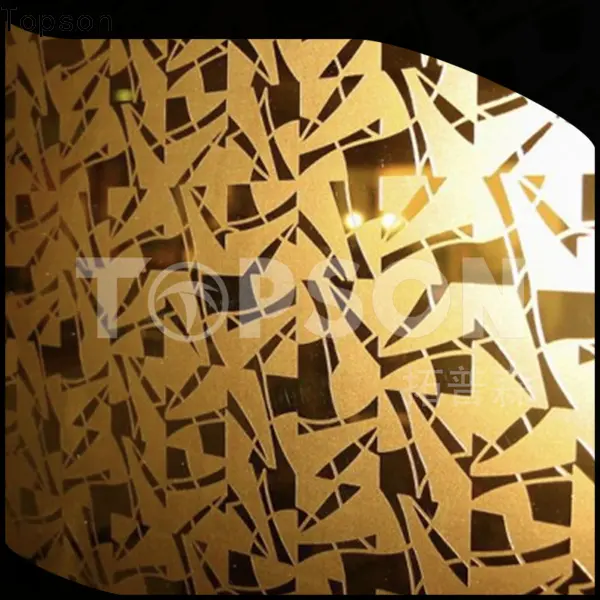 Topson antifingerprint embossed stainless steel sheet Supply for kitchen 1