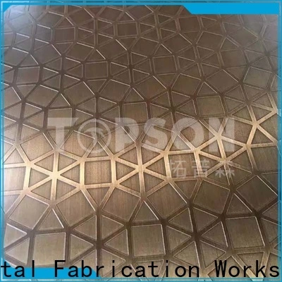Topson good-looking stainless steel plate suppliers for vanity cabinet decoration 1