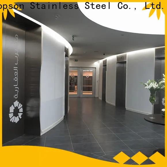 Topson cladding plain steel entry door for business for interior 1
