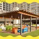 Topson powder garden metal pergola kits company for backyard 1