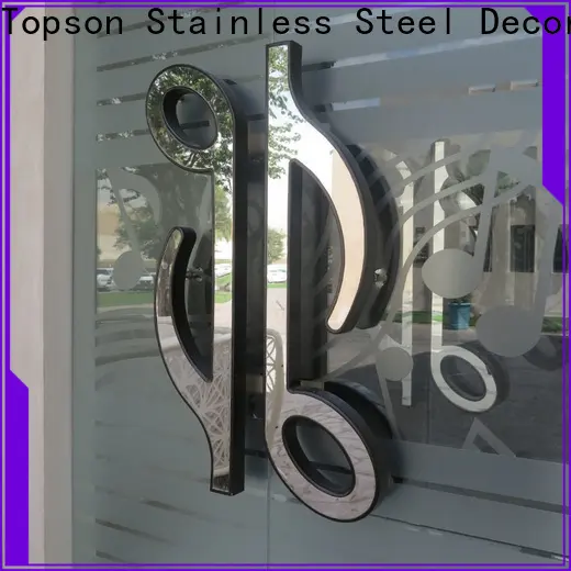 Topson stainless pulls for outdoor wall cladding 1