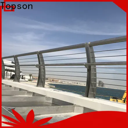 Topson balcony stainless steel cable balusters company 1