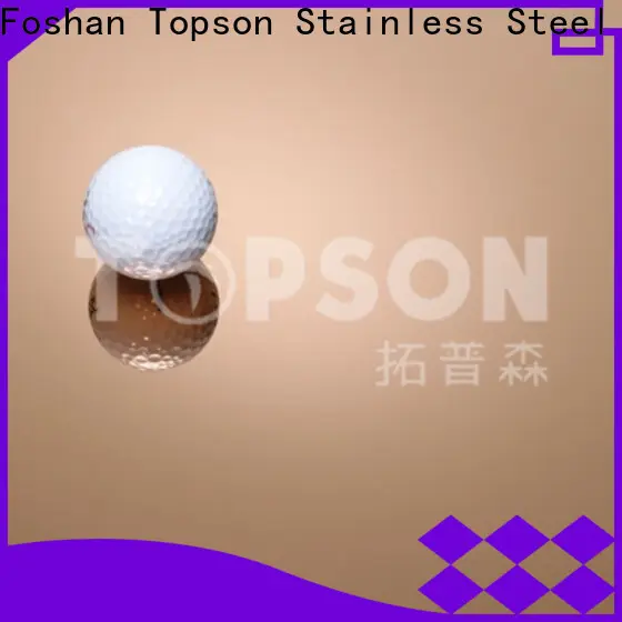 Topson metal stainless steel diamond pattern sheets factory for handrail 1