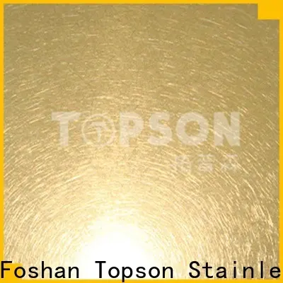 Topson mirror mirror finish stainless steel sheet Supply for vanity cabinet decoration 1