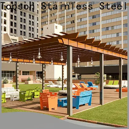 Topson pergola hardtop pergola gazebo Supply for resort 1