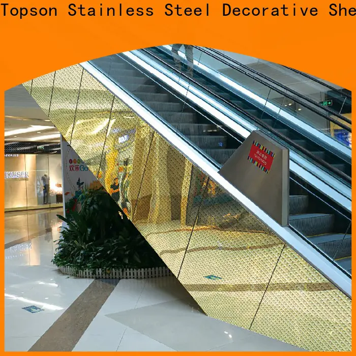 Topson elevator stainless steel wall panels cost Supply for wall 1