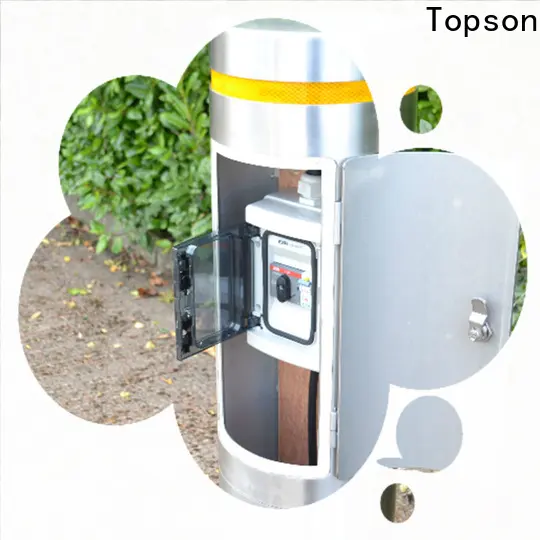 Topson stainless cement filled bollards Supply for office 1