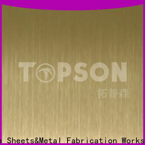 Topson raw decorative sheet steel company for handrail 1