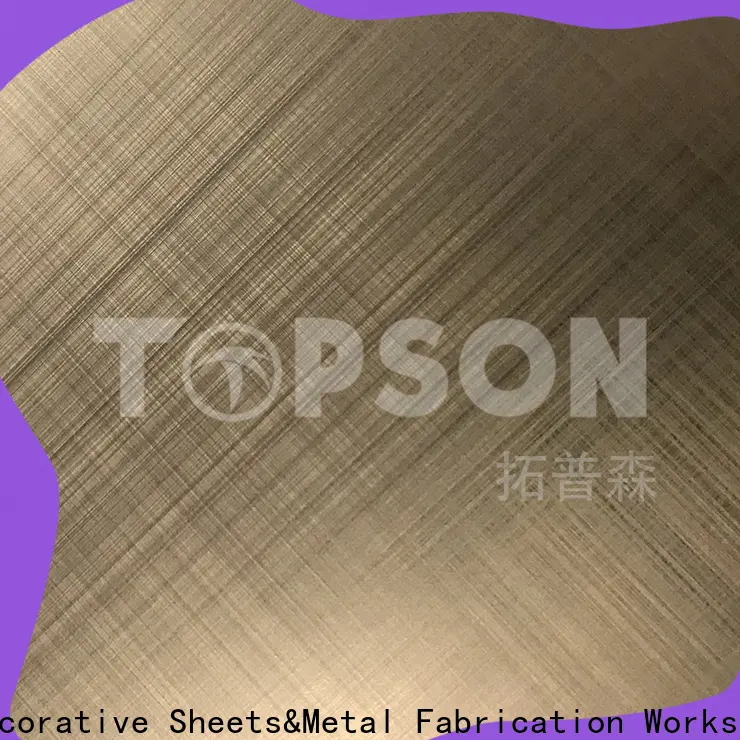 Topson antique stainless steel sheets for sale factory for floor 1