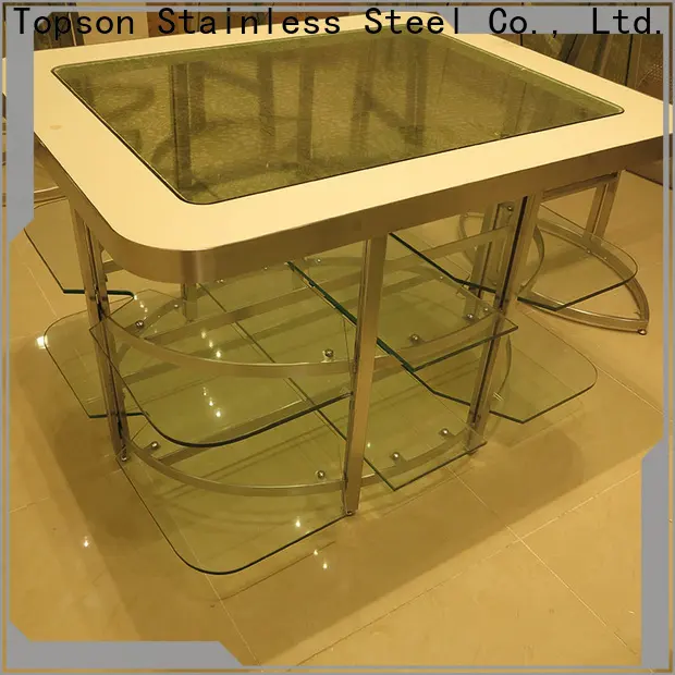 Topson fine-quality metal garden table and two chairs for interior 1