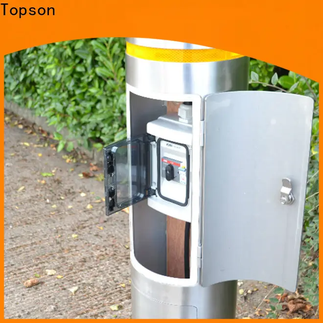 Topson pipe removable metal bollards company for building 1