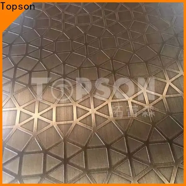 Topson metal stainless sheets for sale factory for partition screens 1