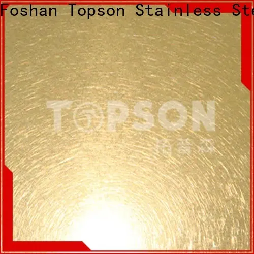 Topson Latest decorative stainless steel sheet factory for floor 1
