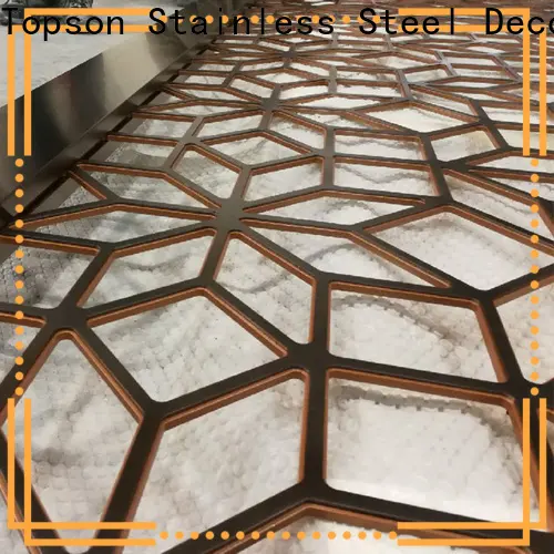 Topson mashrabiyamashrabiya outdoor decorative metal privacy screens Supply for landscape architecture 1