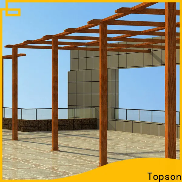 Topson frame aluminium pergola Suppliers for park 1