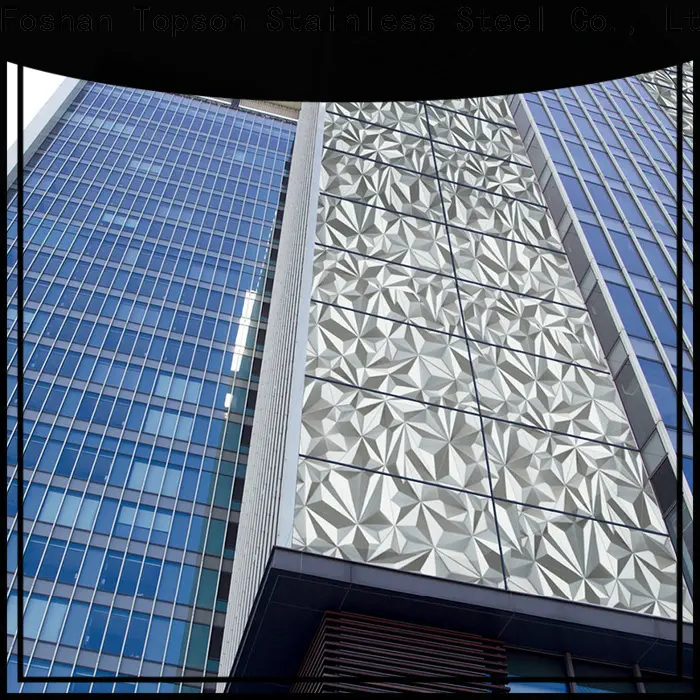Topson fashion design metal cladding Supply for elevator 1