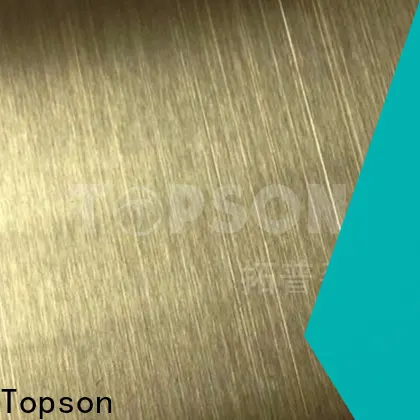 Topson etching stainless steel decorative plate factory for handrail 1