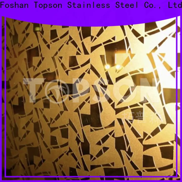 Topson magnificent stainless steel sheet metal manufacturers for business for handrail 1