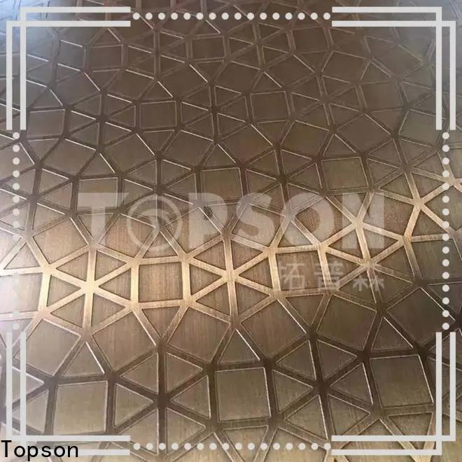 Topson stockists brushed stainless sheet for furniture 1