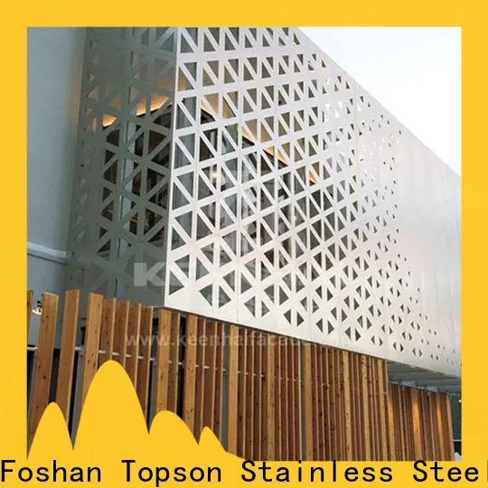 elegant perforated mesh screen external manufacturer for landscape architecture 1