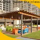 Topson Latest aluminium frame pergola for business for park 1