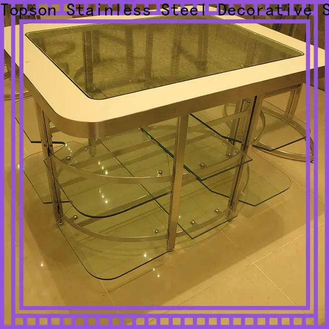 Custom patio furniture metal table metal manufacturers for hotel lobby decoration 1