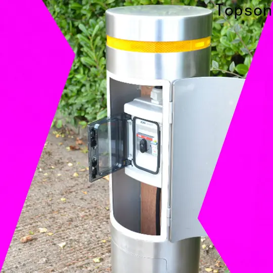 Topson professional steel bollard installation manufacturers for building 1