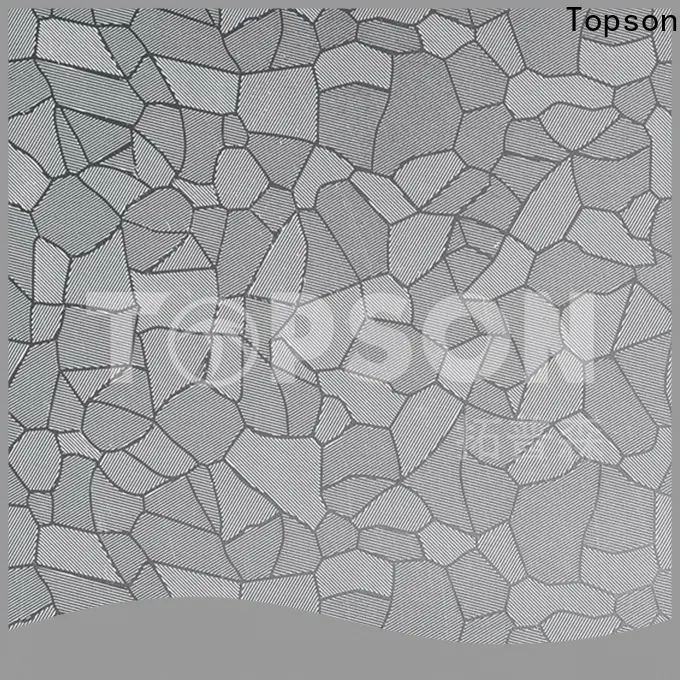 Topson finish textured stainless steel sheet metal China for furniture 1
