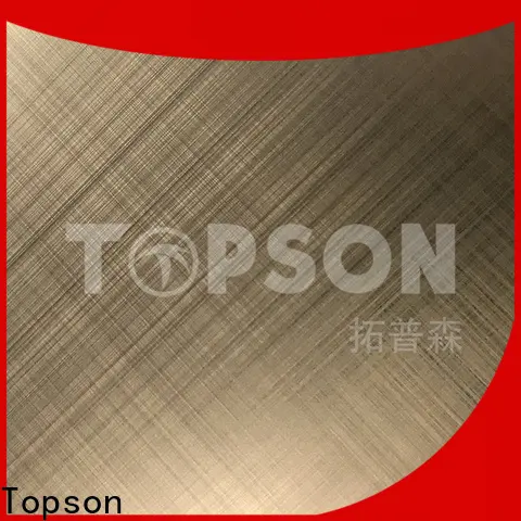 Topson stainless steel decorative sheets company for elevator for escalator decoration 1