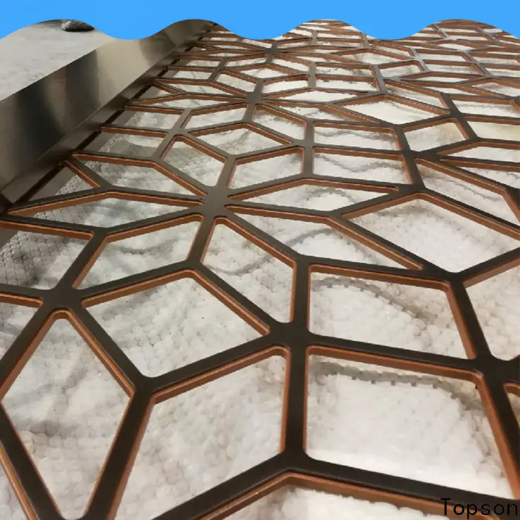 Topson great practicality metal mashrabiya company for building faced 1
