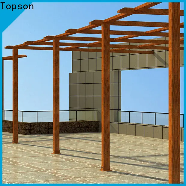 Topson Best aluminium pergola systems company for school 1