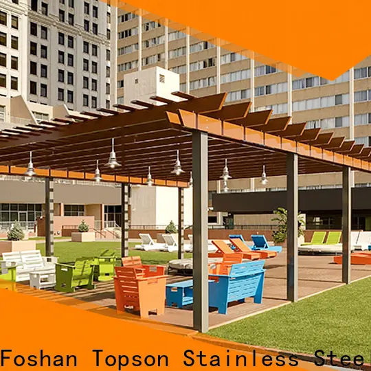 New aluminum pergola kits sale coated Suppliers for school 1