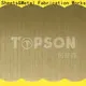 Topson metal textured stainless steel sheet metal company for elevator for escalator decoration 1
