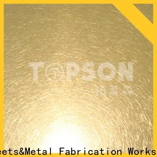Topson finish stainless steel decorative plate Suppliers for handrail 1
