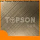 Topson blasted buy stainless steel sheet metal Suppliers for interior wall decoration 1
