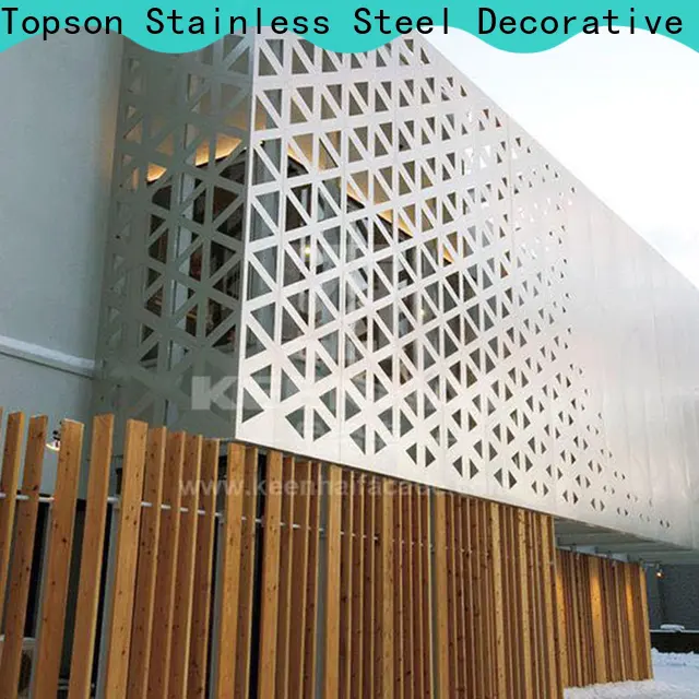 Topson external stainless steel perforated screen in china for protection 1