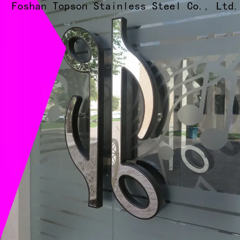 Topson cladding steel entrance doors commercial for business for roof decoration 1