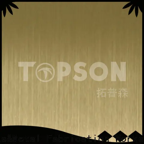 Topson raw mirror stainless steel sheet company for partition screens 1
