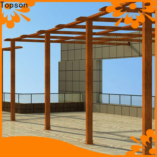 Custom aluminum pergola with adjustable louvers aluminium for business for hotel 1